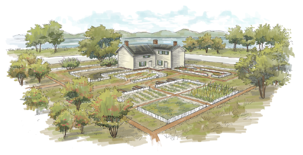 Rendering of the Smith Family Gardens